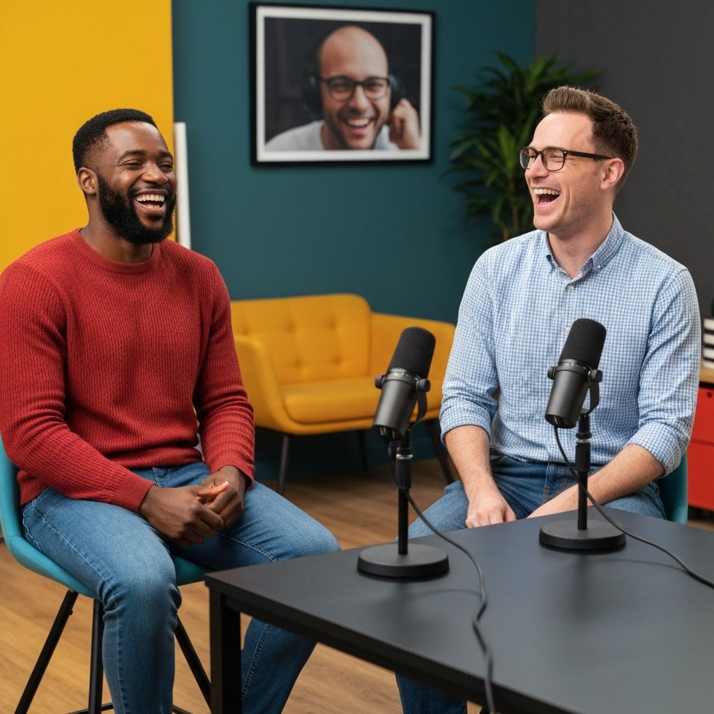 Creators collaborating in studio